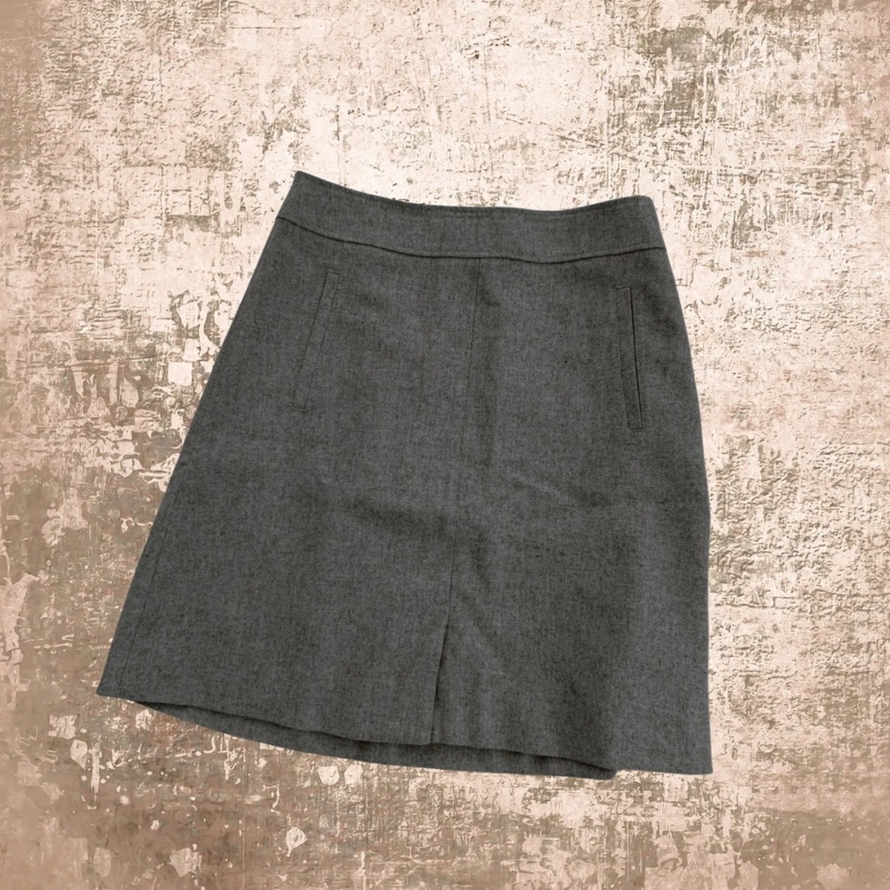 Banana Republic Grey Wool Blend Pencil Skirt Size 4